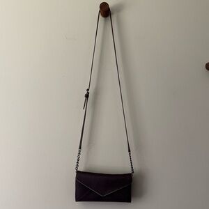 REBECCA MINKOFF CLEO WALLET ON A CHAIN CONVERTIBLE CROSSBODY CLUTCH PURSE